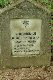 Лисянская Рахиль Елисеевна, Москва, Востряковское кладбище